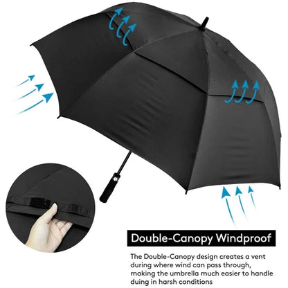 Large Double Canopy Windproof Automatic Umbrellas