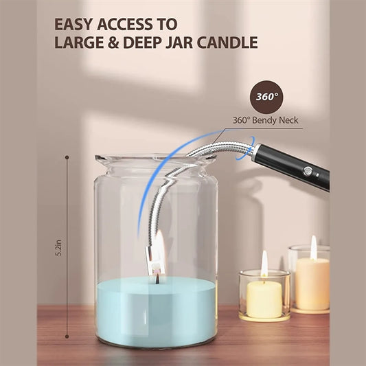 USB Rechargeable w/Longer Flexible Neck Lighter
