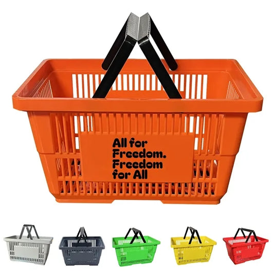 18L Plastic Shopping Basket