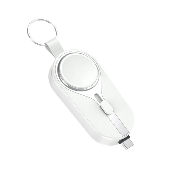 2000 mAh 2-in-1 Mini Power Bank With Keychain