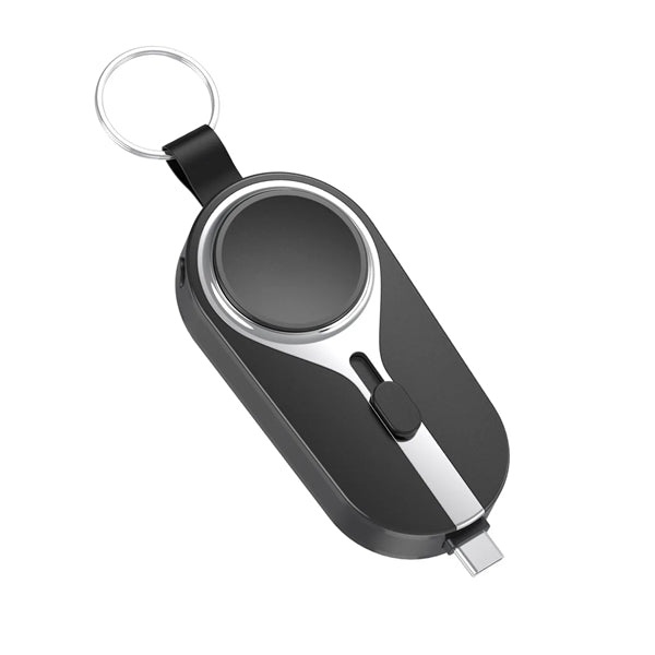 2000 mAh 2-in-1 Mini Power Bank With Keychain