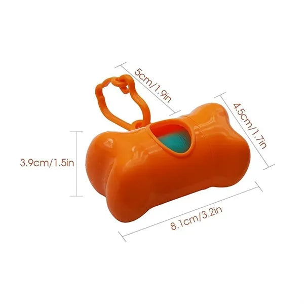 Bone Shaped Dog Poop Holder Waste Dispenser