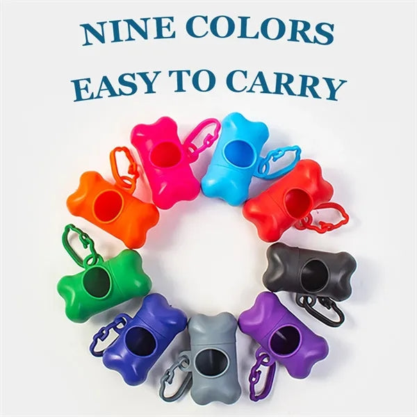 Bone Shaped Dog Poop Holder Waste Dispenser