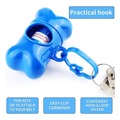 Bone Shaped Dog Poop Holder Waste Dispenser