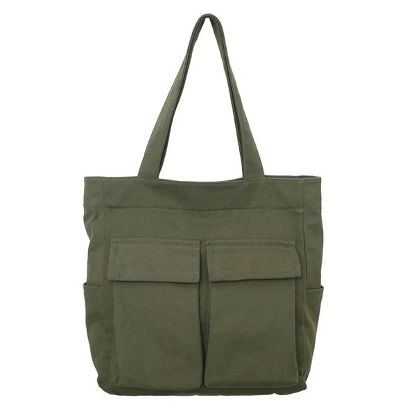 Multi Pocket Retro Crossbody Bag