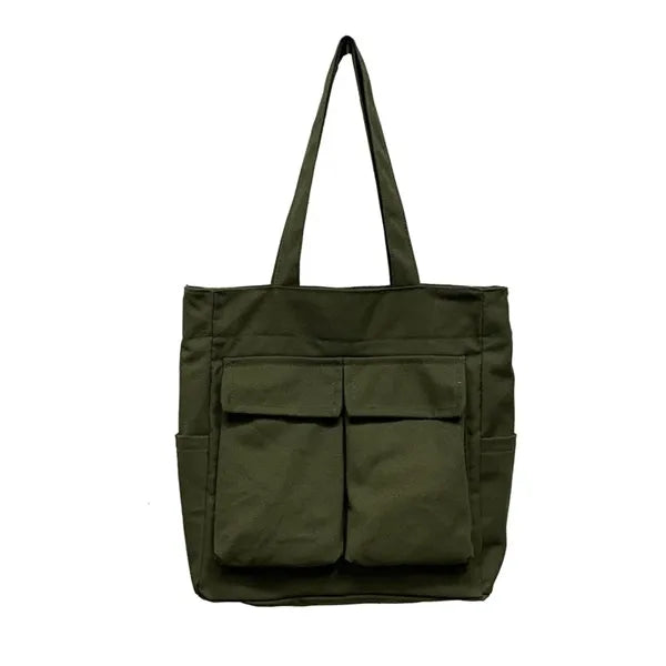 Multi Pocket Retro Crossbody Bag