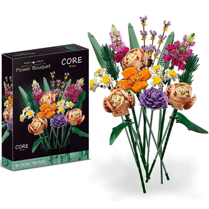 Botanical Collection Flower Bouquet Building Set
