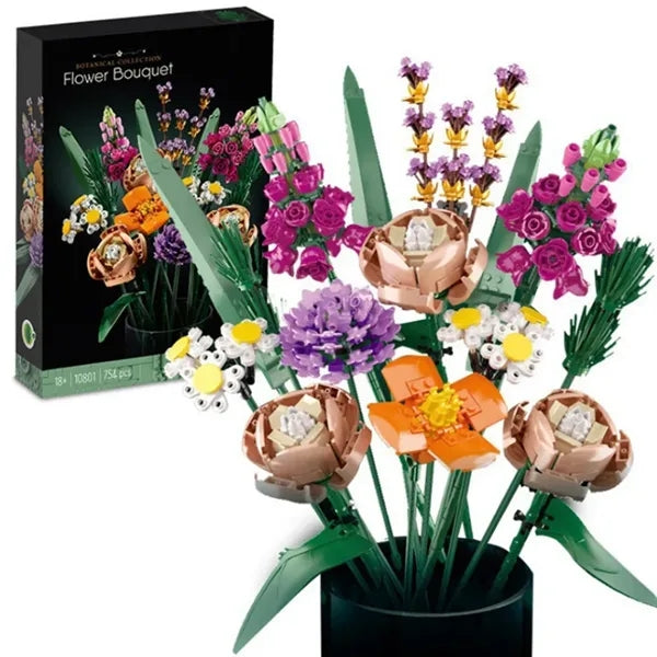 Botanical Collection Flower Bouquet Building Set