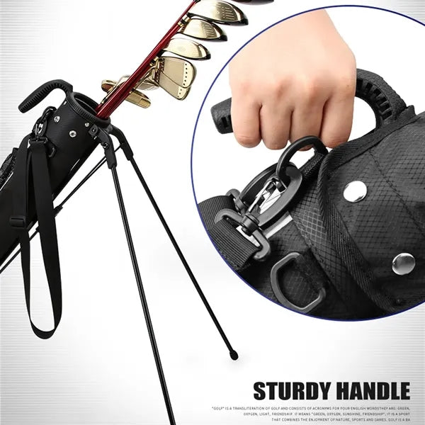 Lightweight Golf Club Bags with Stand and Strap
