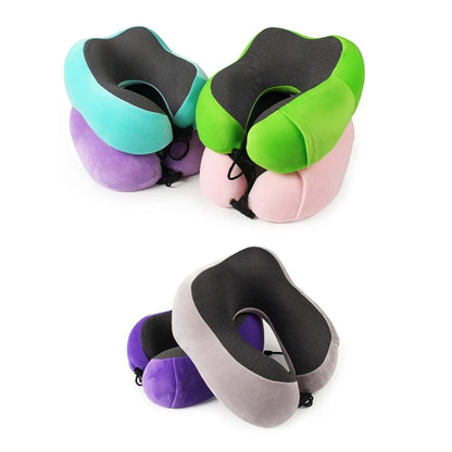 Travel Memory Foam Neck Pillow For Airplane