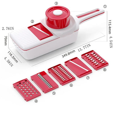 Manual Vegetables Slicer Cheese Grater Shredder Cutter