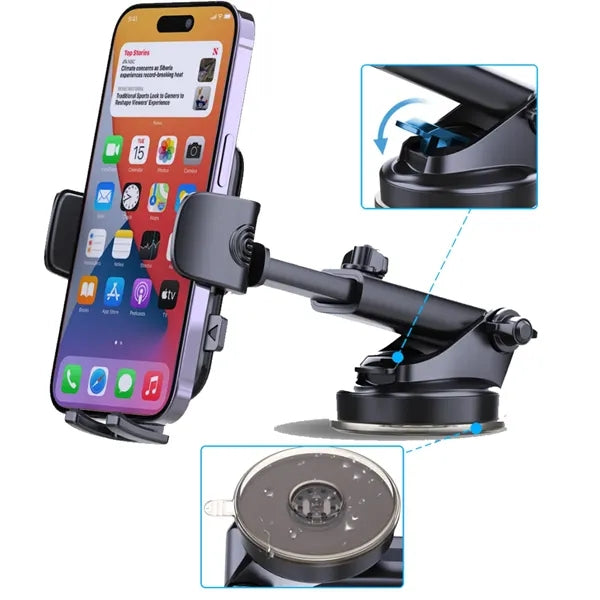 Suction Cup Stable Cell Phone Car Mount Holder