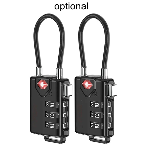 TSA Approved Luggage Locks Cable 3-Digit Code Padlocks