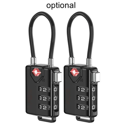 TSA Approved Luggage Locks Cable 3-Digit Code Padlocks