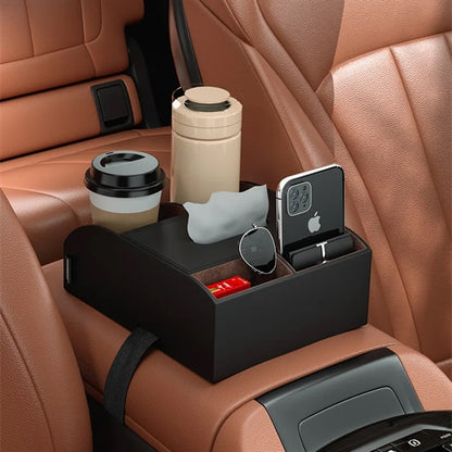 Car Armrest Storage Box