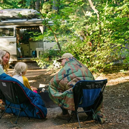 Warm Printed Outdoor Camping Blanket for 1-Person