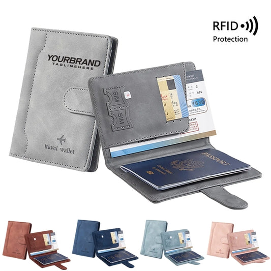 RFID Overseas Travel Wallet Passport Storage Holder Case
