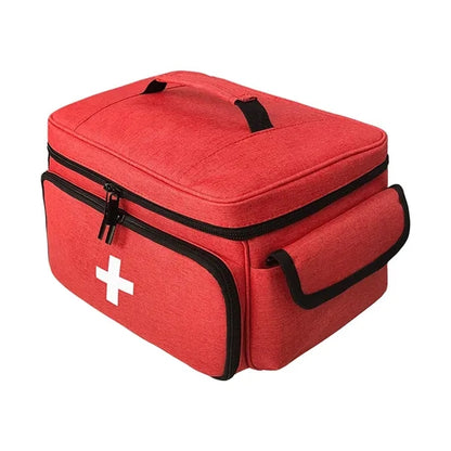 First Aid Bag Emergency Treatments Medicine Multi-Pocket