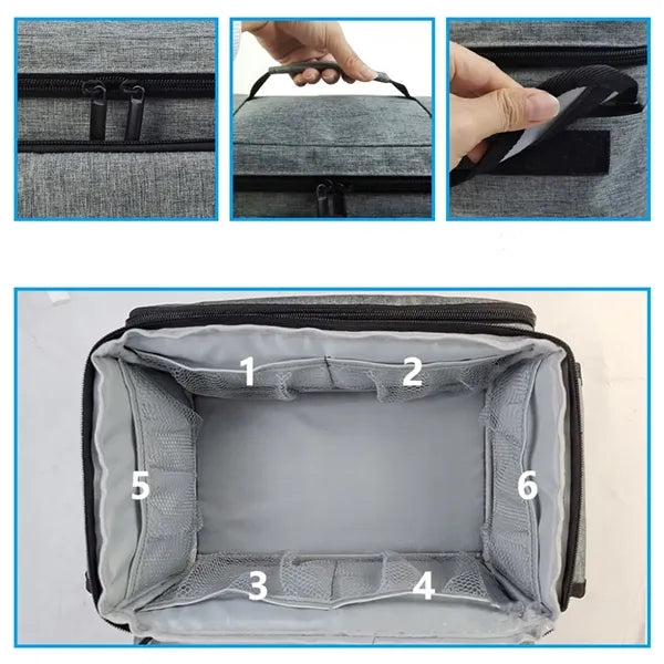 First Aid Bag Emergency Treatments Medicine Multi-Pocket