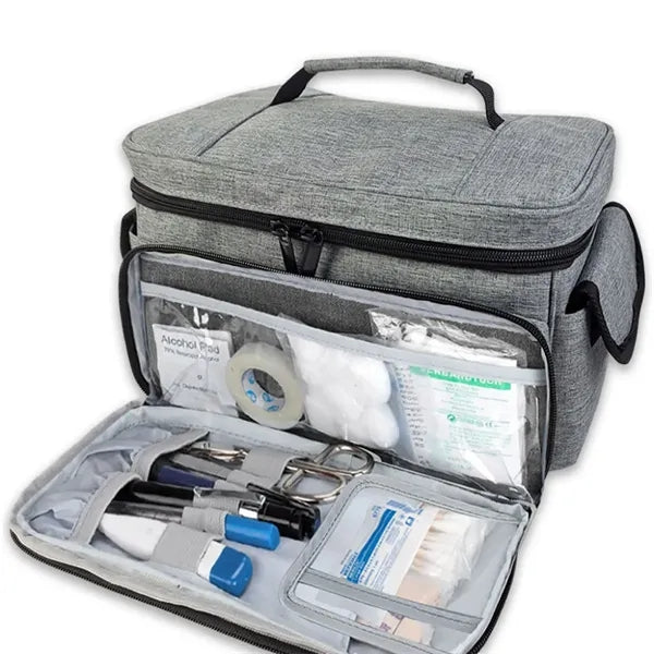 First Aid Bag Emergency Treatments Medicine Multi-Pocket
