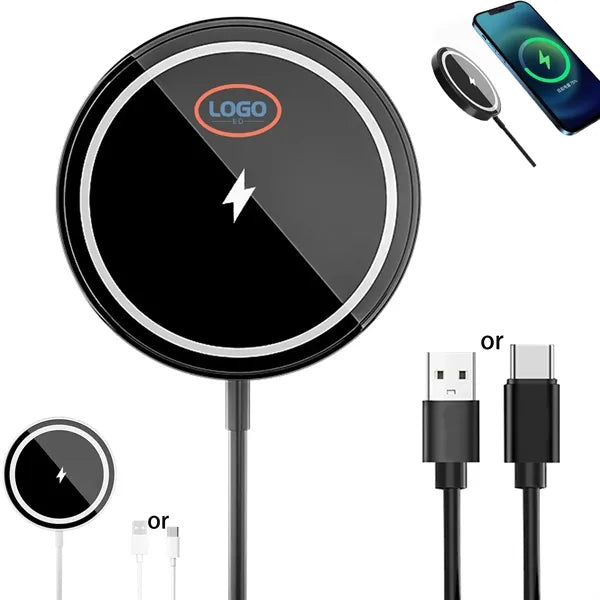 15W Magnetic Wireless Charger Mag-Safe Charging Pad
