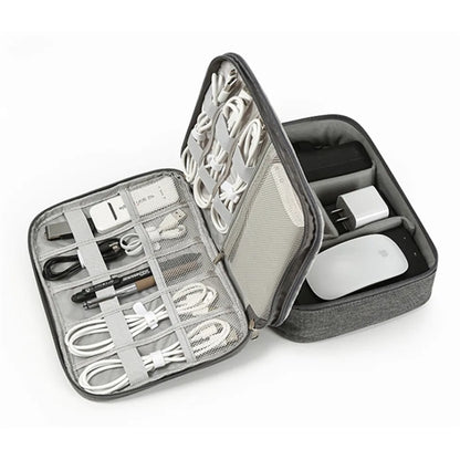 Waterproof Double Layer Electronics Organizer