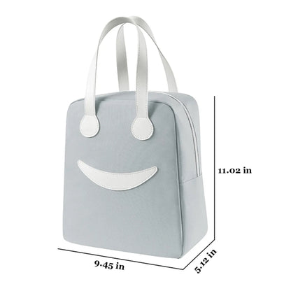 Mini Smile Lunch Cooler Shoulder Tote Bag