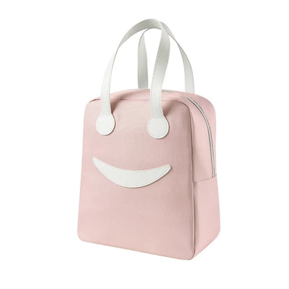 Mini Smile Lunch Cooler Shoulder Tote Bag