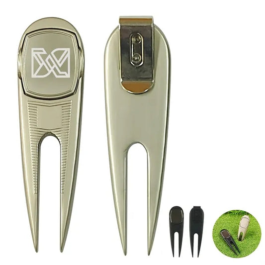 Metal Golf Divot Repair Tool