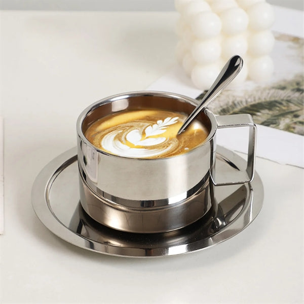 6.8 oz Stainless Steel Double Wall Insulated Mug