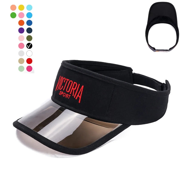 Transparent Summer Visor Hat