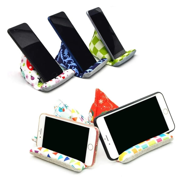 Handmade Fabric Phone Stands For Desk