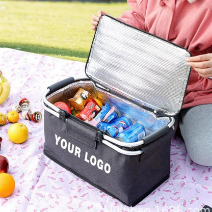 Foldable Large Insulated Picnic Basket