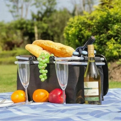 Foldable Large Insulated Picnic Basket