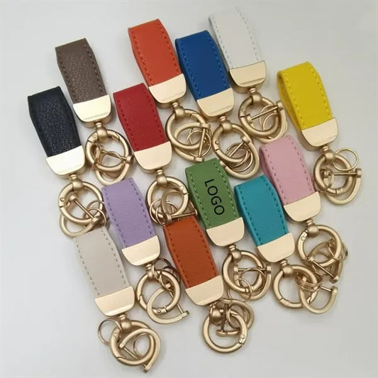 Leather Car Key Chain