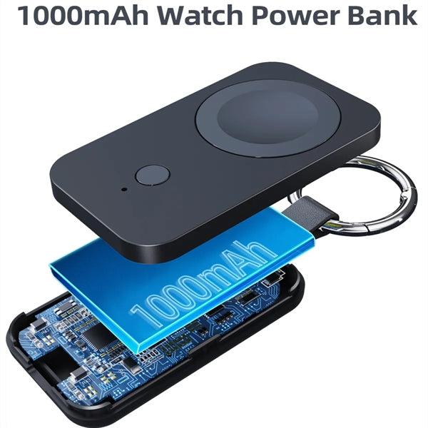 1000mAh Portable Watch Power Bank  Charger