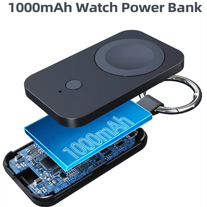 1000mAh Portable Watch Power Bank  Charger