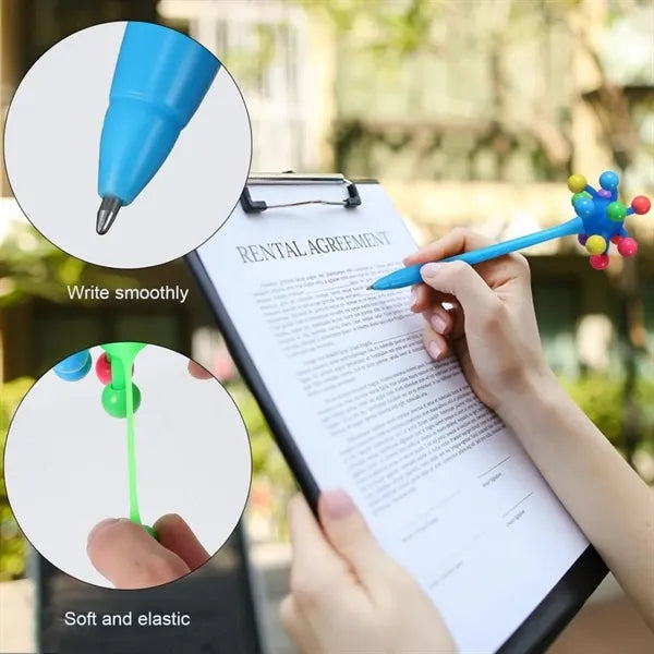 Fun Stress Ball Cartoon Ballpoint Pen