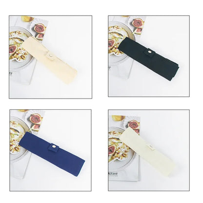 8pcs Eco-Friendly Bamboo Cutlery Tableware Set