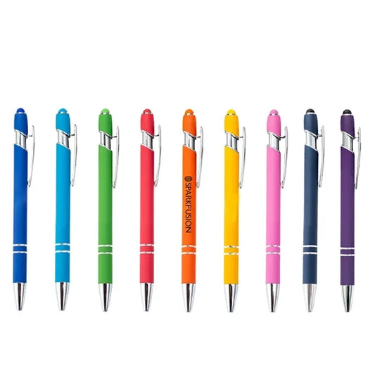 Rubberized Soft Touch Ballpoint Pen