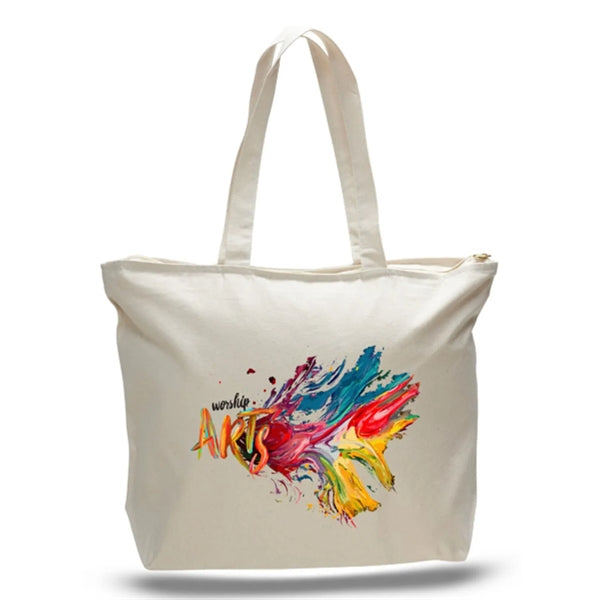 Zipper Tote Bag