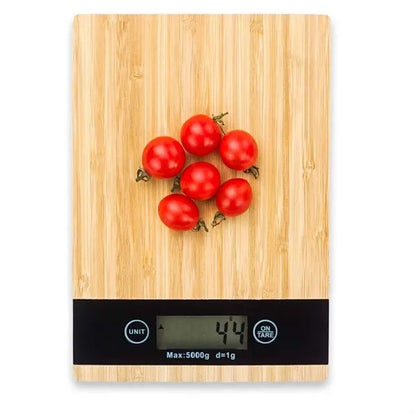 Lasered Eco-freindly Natural Bamboo Electronic Scale