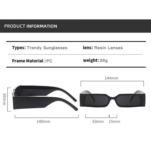 Small Frame Men And Women Sunglasses