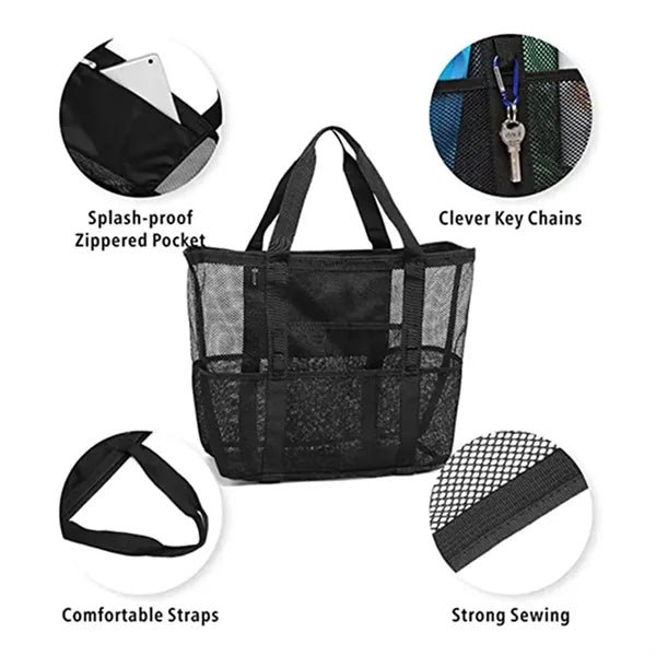 Large Mesh Beach Bag