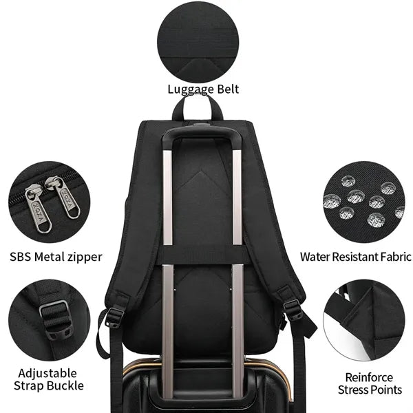 Travel Laptop Business Slim Durable Backpack