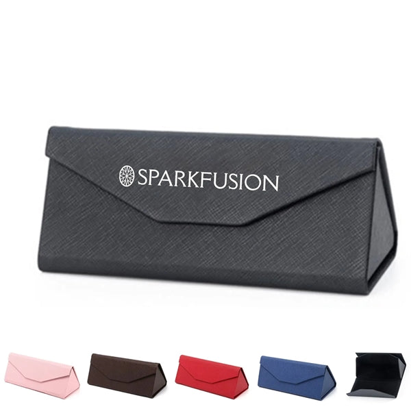 PU Magnetic Folding Hard Case for Sunglasses