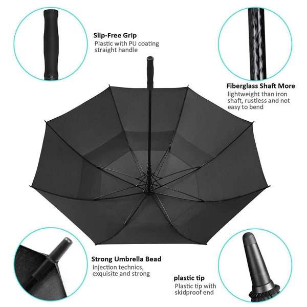 Automatic Open Golf Umbrella Rain