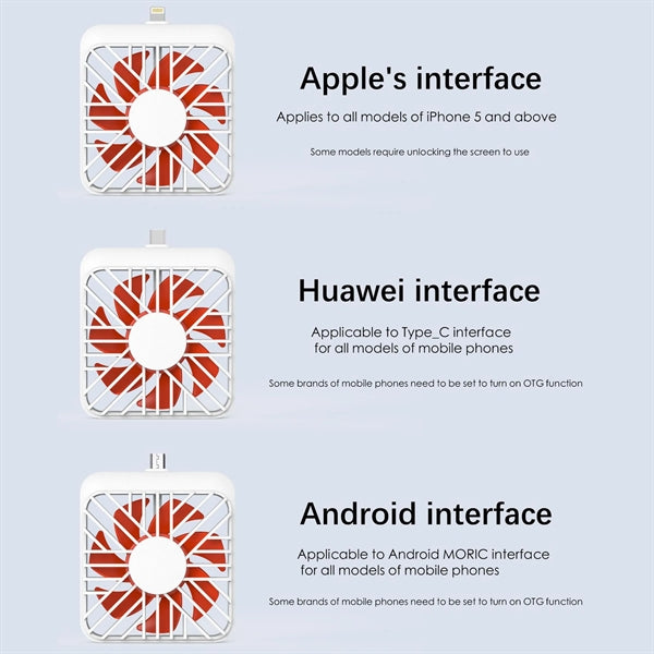 Small Cooling Phone Fan