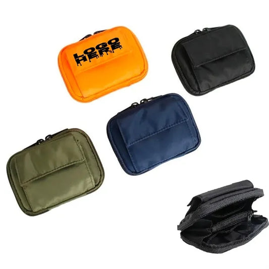 Soft Nylon Cross Coin Wallet