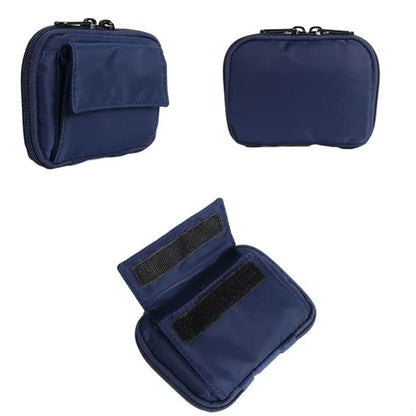 Soft Nylon Cross Coin Wallet